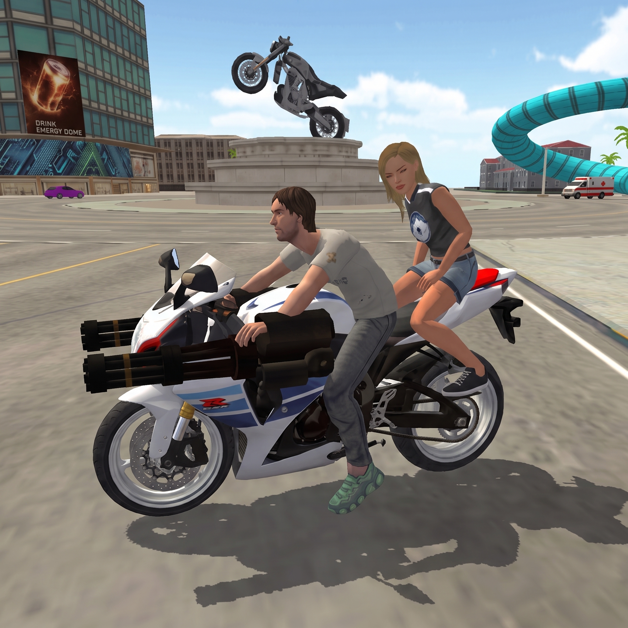 Moto Street Rush Wheelie Max icon